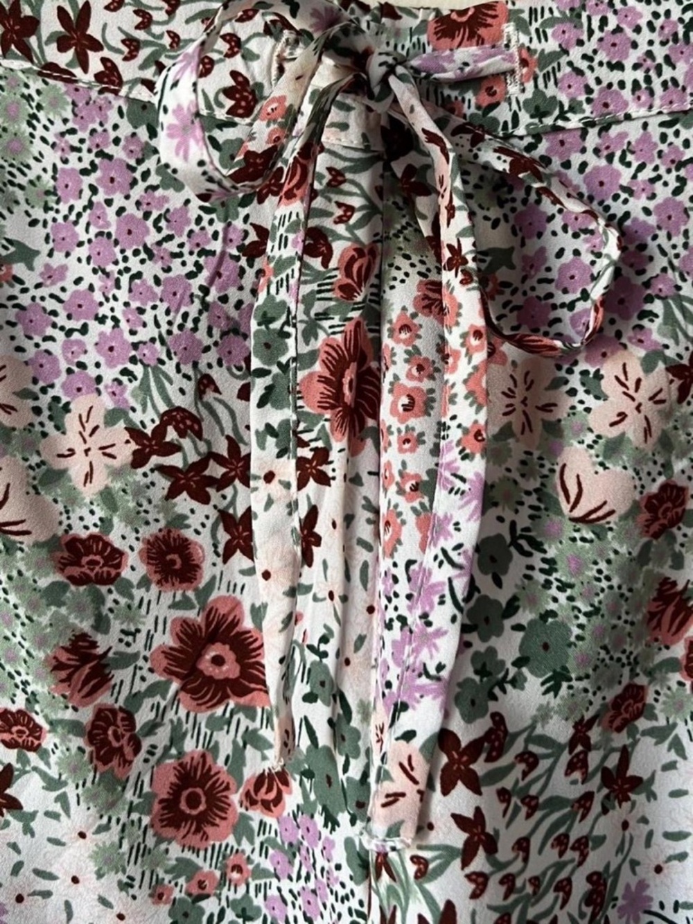 Cynthia Rowley Cream Floral Short Pajama Set - Picture 4 of 8